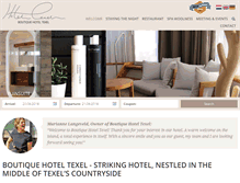 Tablet Screenshot of hoteltexel.com